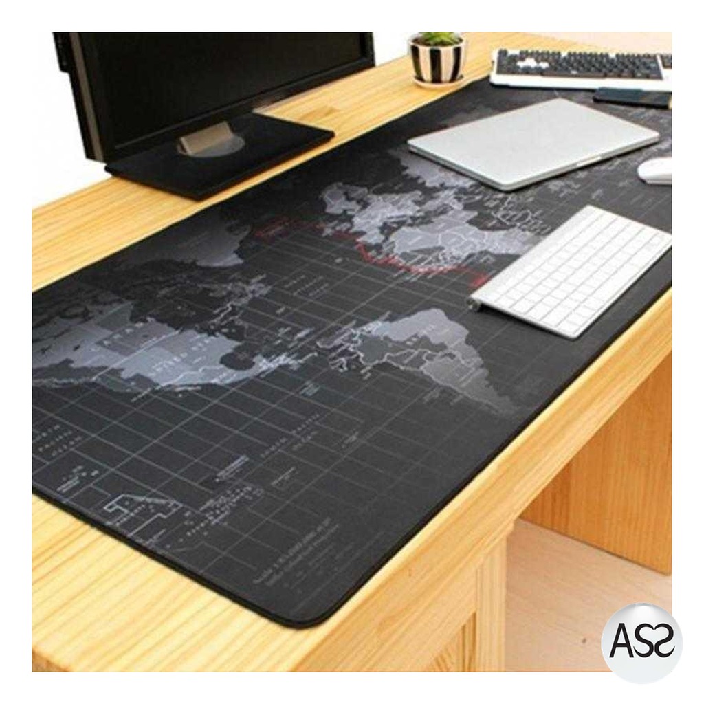 ASS Shop - Taffware Gaming Mouse Pad XL Desk Mat Motif Peta Dunia - MP002