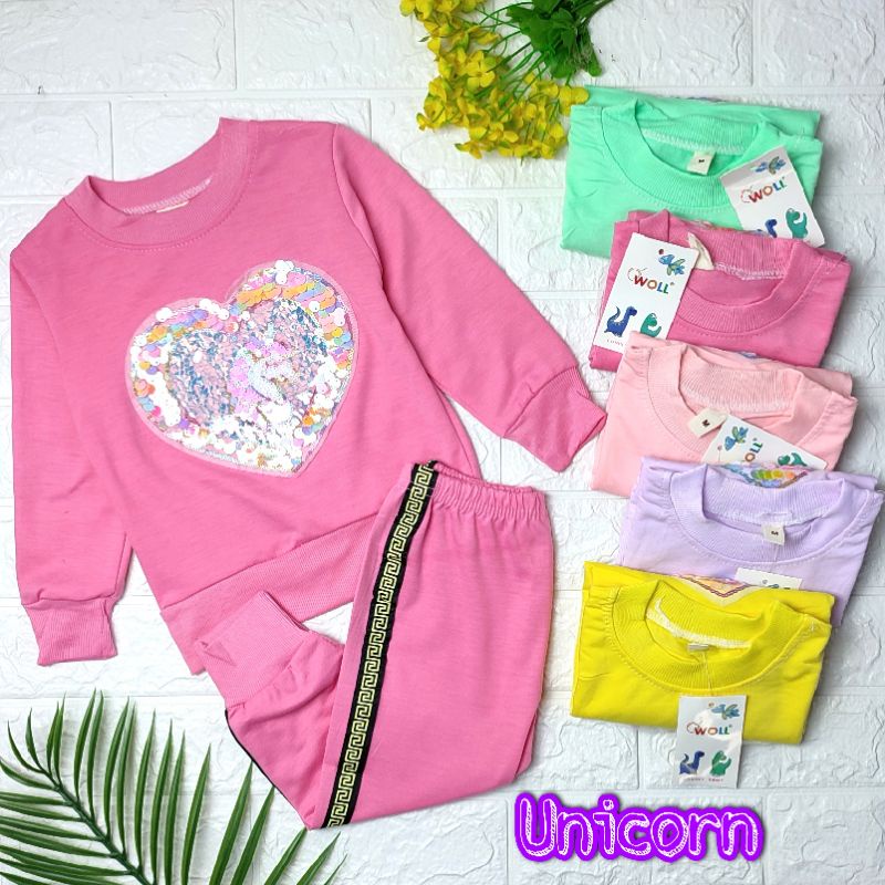 Setelan Sweater Anak Perempuan Import 2-5 Tahun Part 2