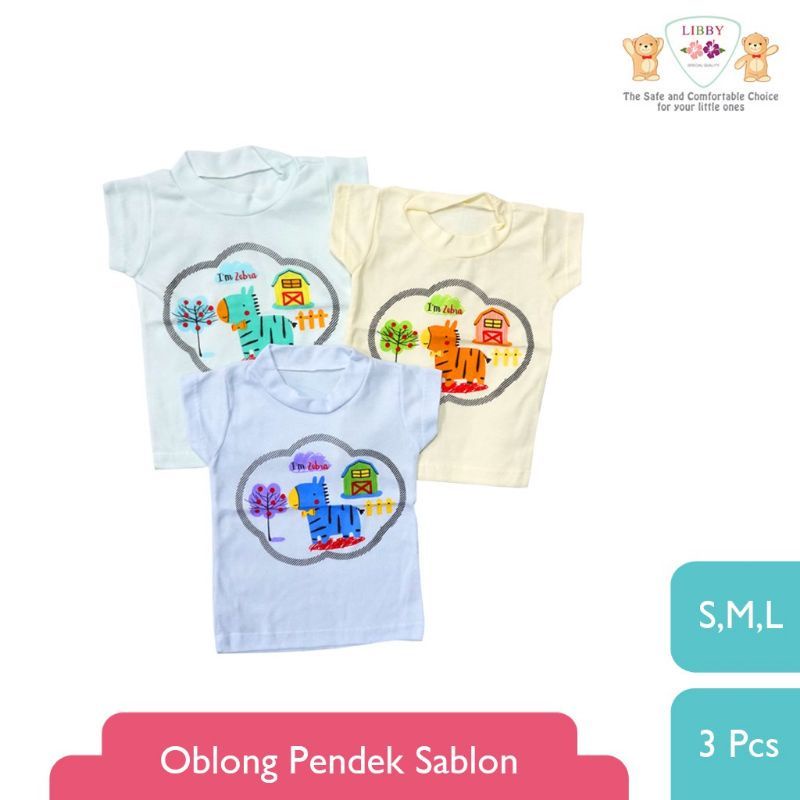 Libby Oblong Tipis Bayi Anak (3pcs/pack)