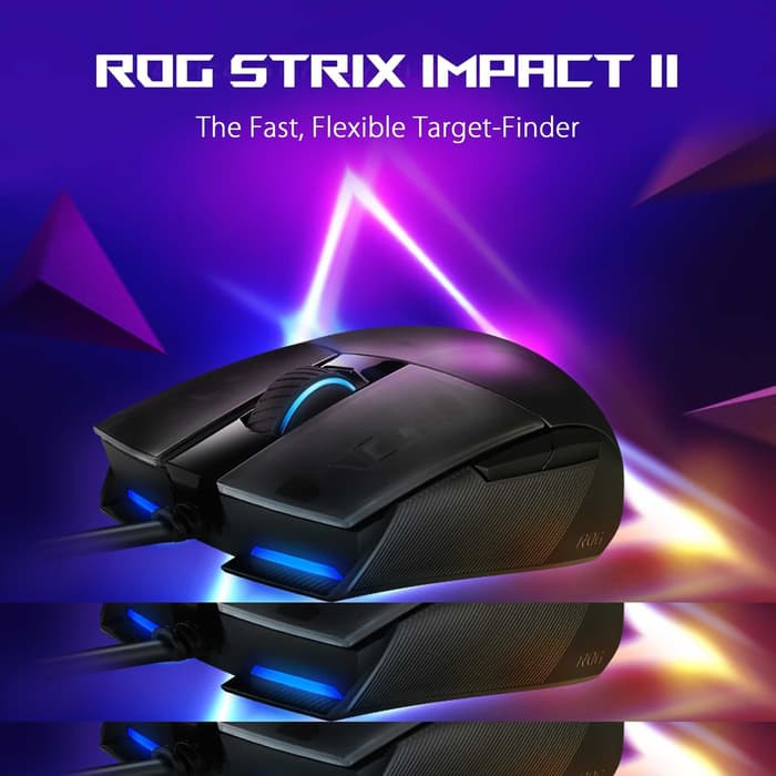 ASUS ROG Strix Impact II RGB - 6200 DPI Gaming Mouse