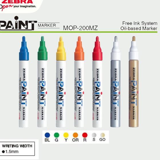 

(PROMO MBJ48) ZEBRA Paint Marker ✼