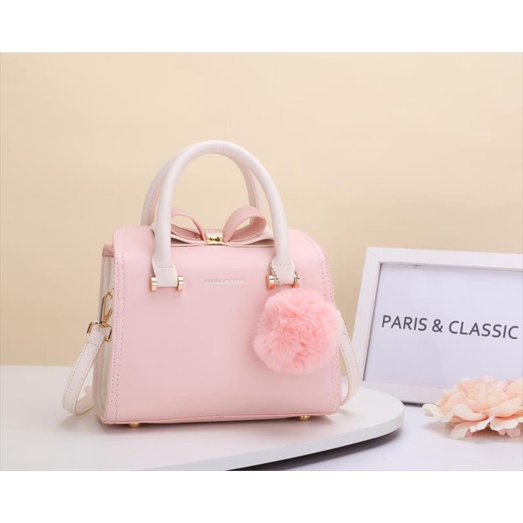 Paris Classic Tas Wanita Import Branded Original Terbaru Handbag Selempang Wanita Top Handle Bag Tas Fashion Wanita Import [PC 93325]