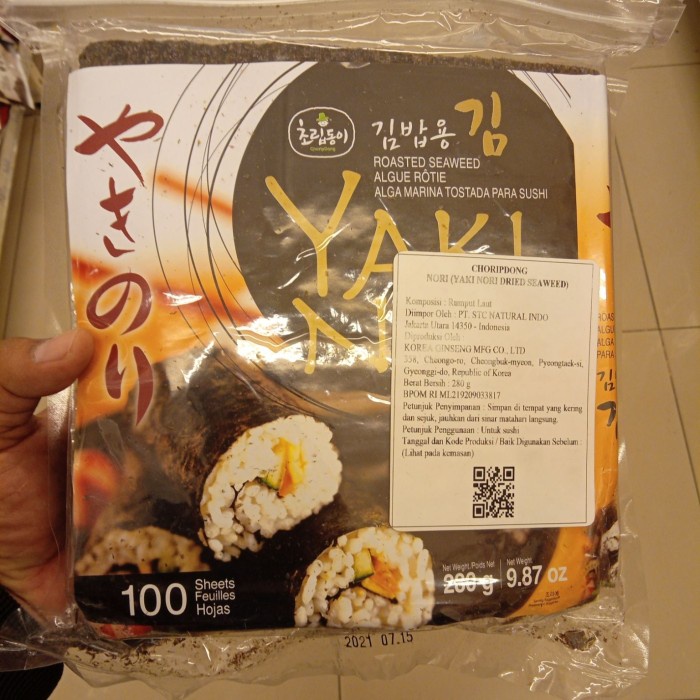 

Yaki Nori Dried Seaweed 280g