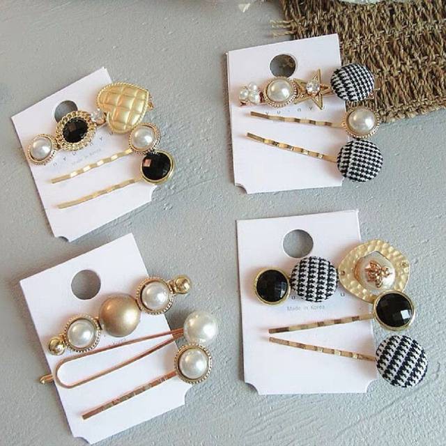 Jepit Rambut Korea Terlaris Part 121 / Jepitan Korean Style / Jepitan Cantik untuk Wanita / Jepitan