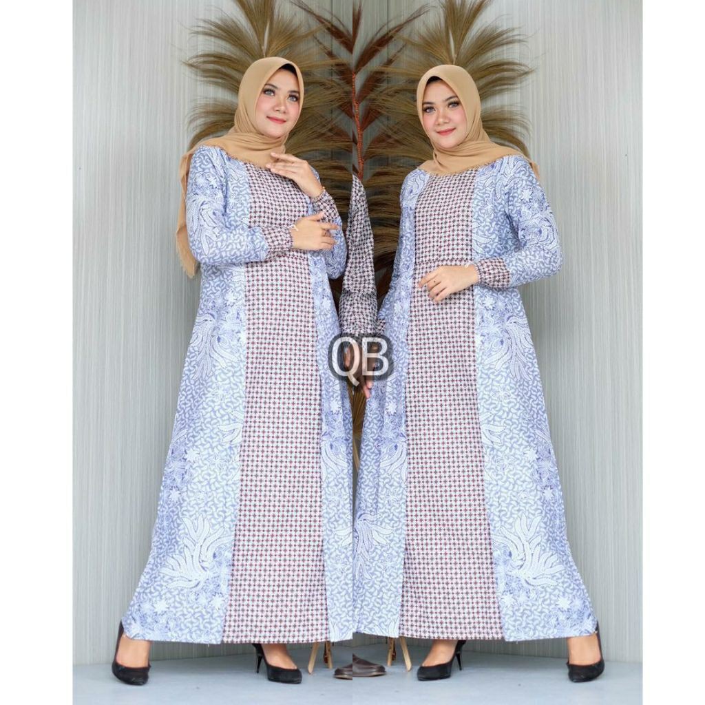 GAMIS BUSUI FRENDLY MODEL WUDLU TERBARU / BATIK KEKINIAN / BAJU BATIK