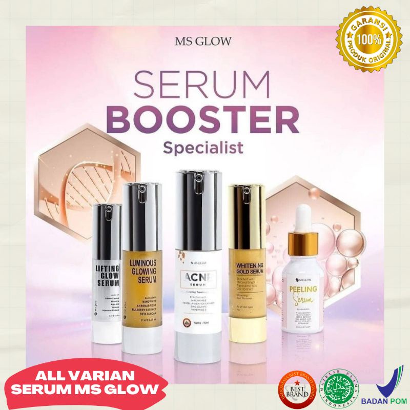 Jual MS Glow Serum Wajah Lengkap ALL VARIAN Original BPOM Luminous ...