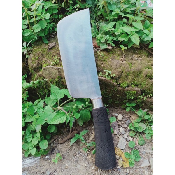 pisau cacah daging dan pemotong tulang ayam, dan ega