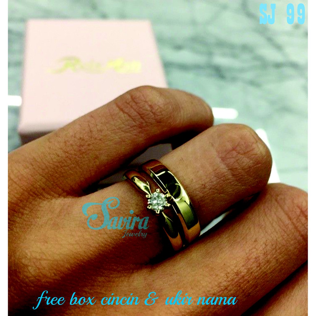 CINCIN KAWIN CINCIN NIKAH PALLADIUM Platinum PERAK SJ 99