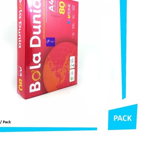 

☛ BOLA DUNIA Kertas Fotocopy A4 80 Gram Office Paper Print ♠
