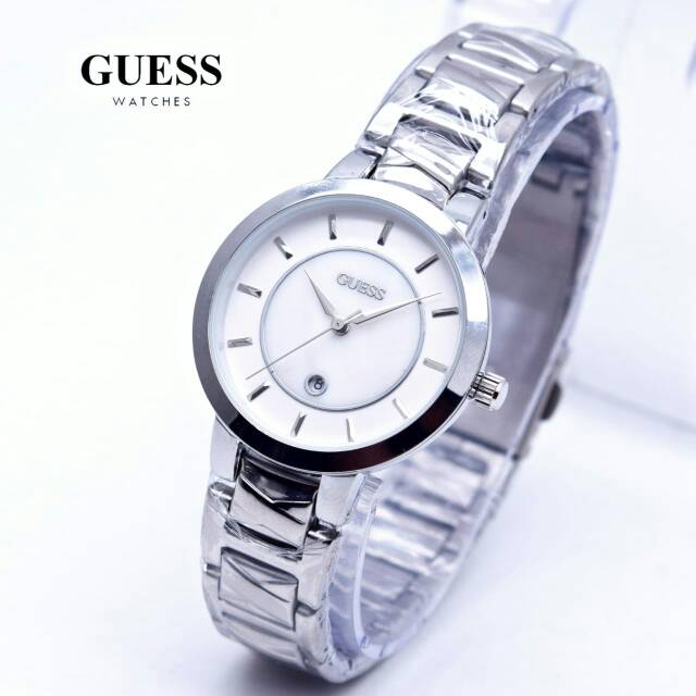 Jam Tangan Wanita Guess Body Silver
