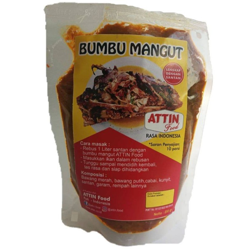 

Bumbu Mangut siap pakai 250 gr by Attin Food