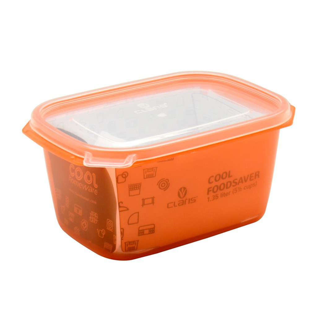 Kotak Kulkas Tempat Makan RC Foodsaver 1350ml Lunch Box Sayuran Bekal Tepak Wadah Makanan Serbaguna Anti Tumpah