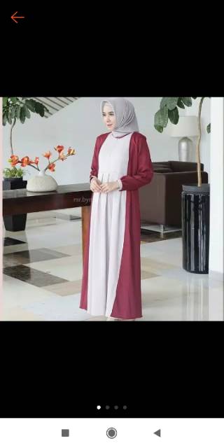 Maxi cardy sabyan  bahan moscrepe fit L