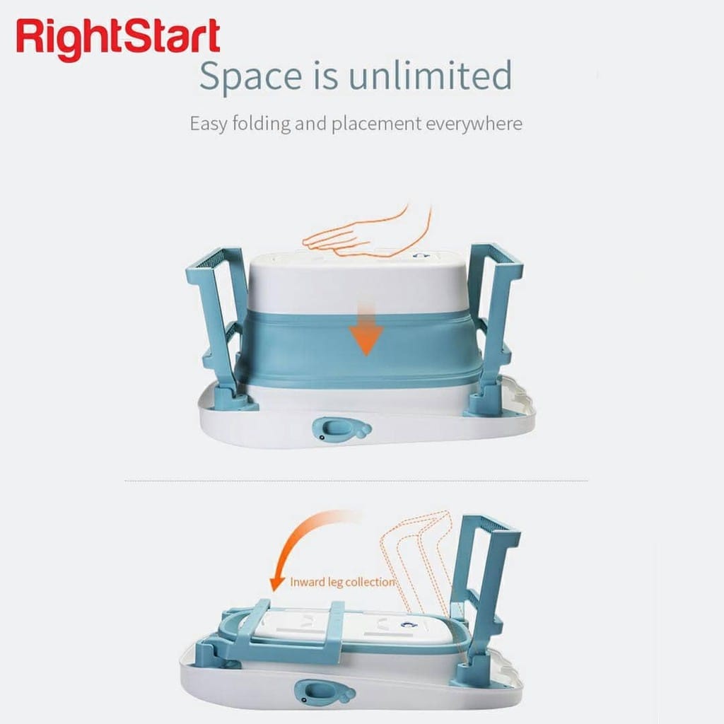 RightStart RS318 Giant White Hot Folding Bath Tub