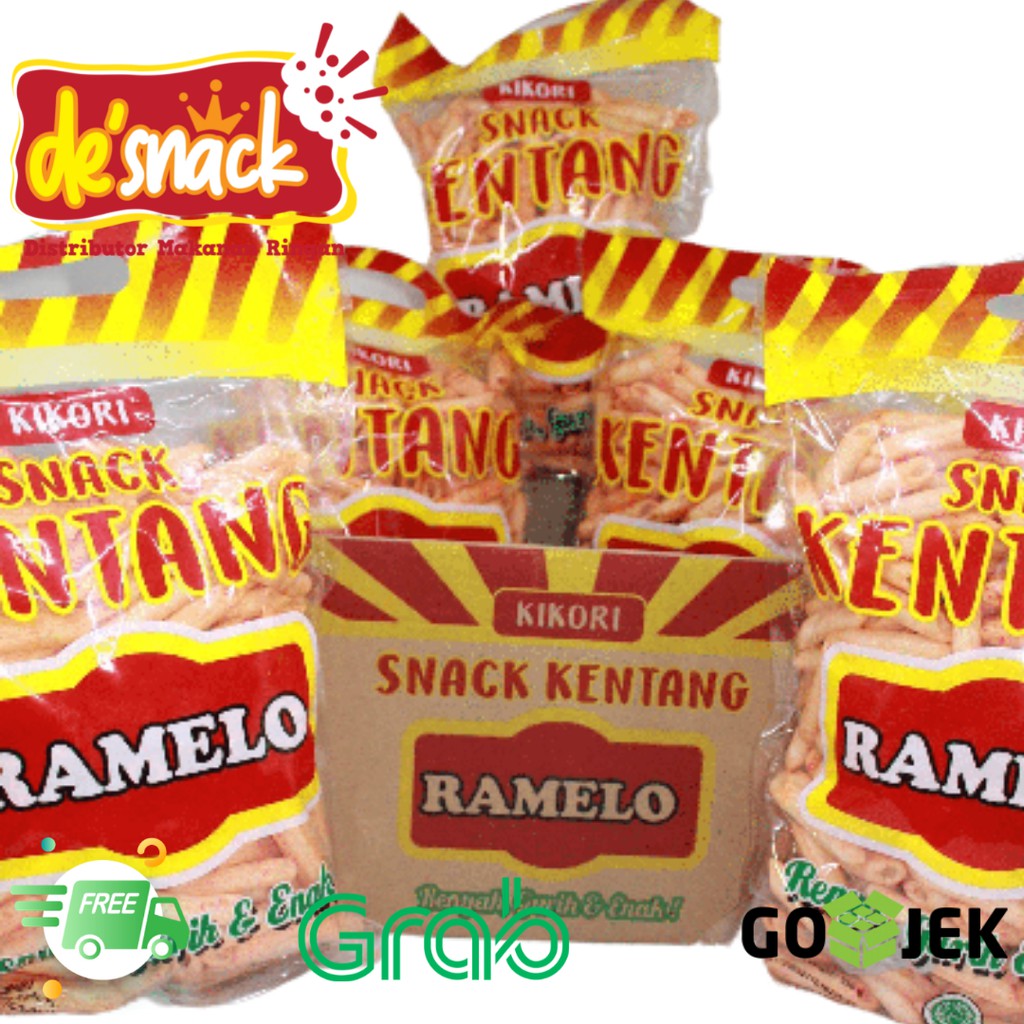 

Distributor/Grosir/Sna/Celan/Kik Sna Kentang Rasa Keju Merk Ramelo