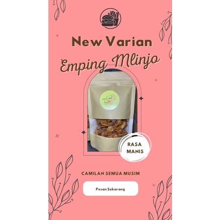 

Emping melinjo Manis murah 100g 200g, emping murah