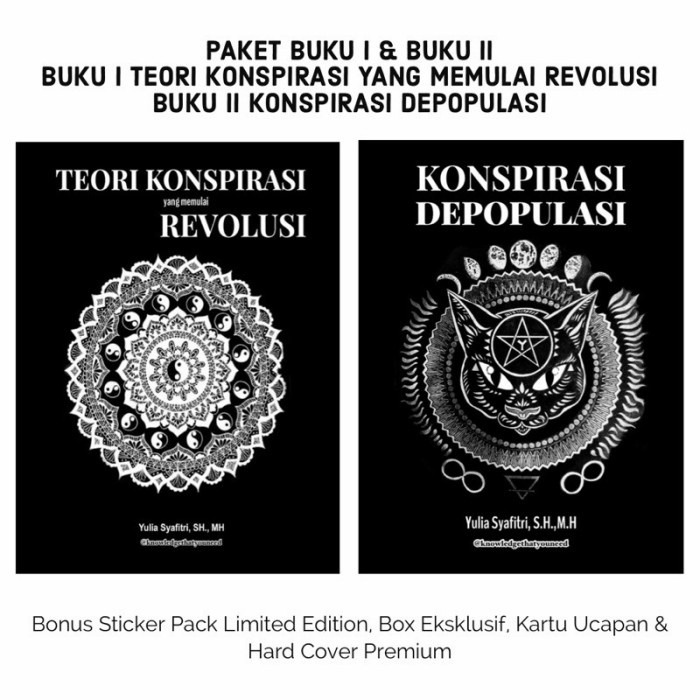 

DISKON SPESIAL SET BUKU TEORI KONSPIRASI REVOLUSI DAN KONSPIRASI DEPOPULASI TERMURAH