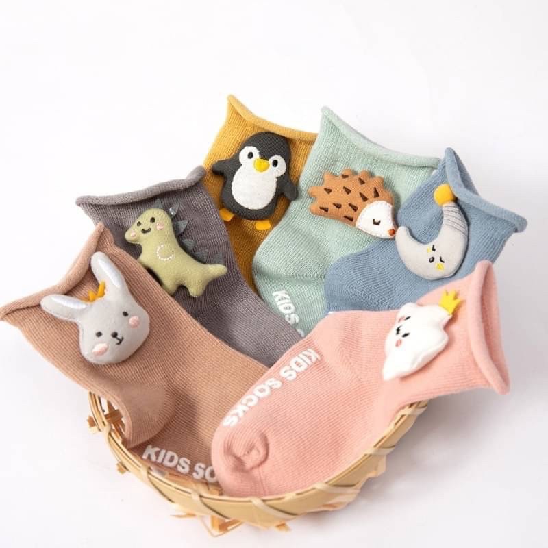 kaos kaki bayi karakter hewan / baby socks animal character