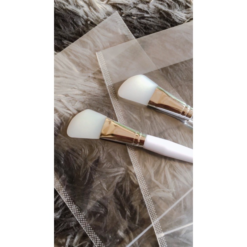 silicone brush bening putih silicone mask brush