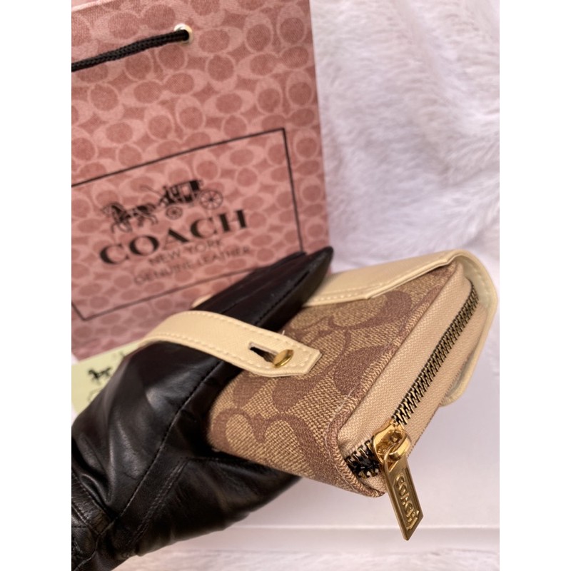 HIMALAYA- BEST SELLER DOMPET TUTUP COACC WALLET FULL EMBOS FREE BOX+PAPERBAG