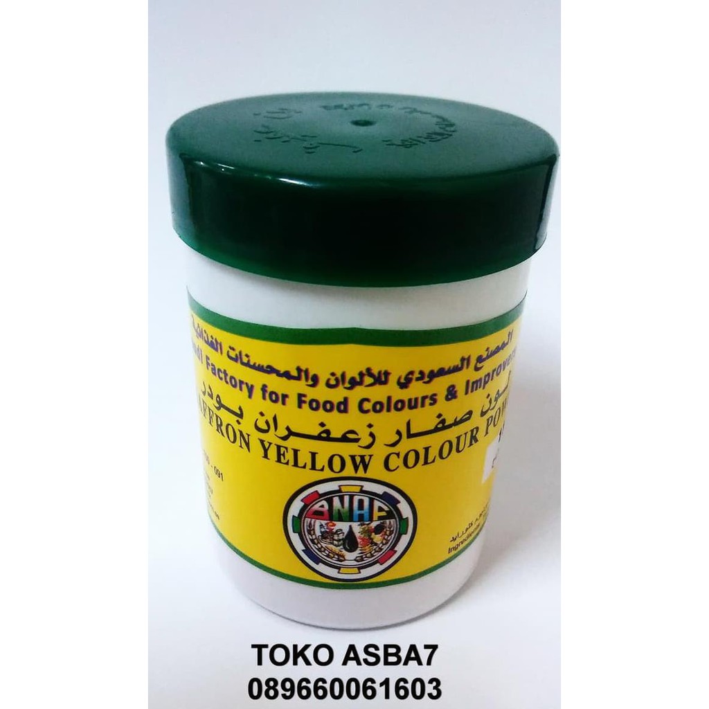 

Saffron yellow/kuning 100g