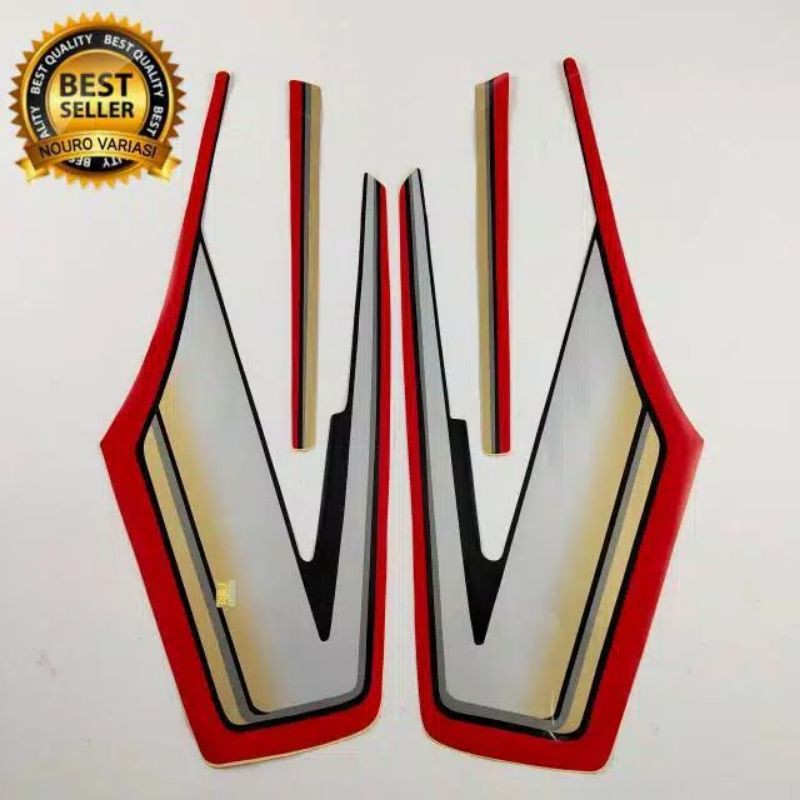 Lis stiker striping RX king 1993 merah