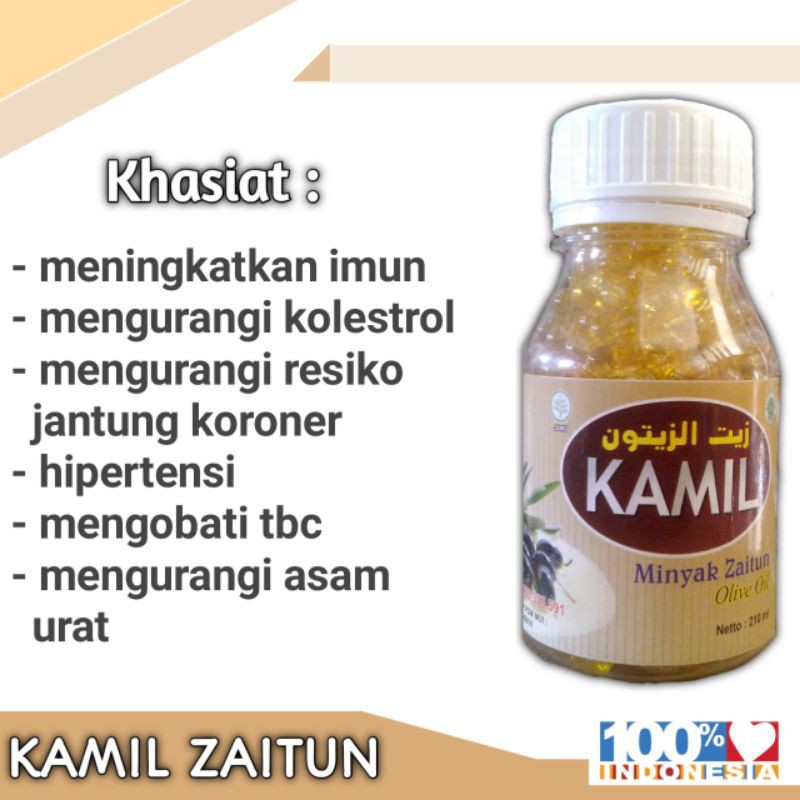 

kamil zaitun olive oil bagus mencegah kanker tumor diabet pikun kolestrol dan menjaga imunitas