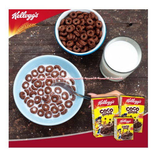 Kellogg's Coco Pops 170gr Sereal Yang Terbuat Dari Jagung Pilihan Cocok Untuk Sarapan Kellogg Kelog Kelloggs