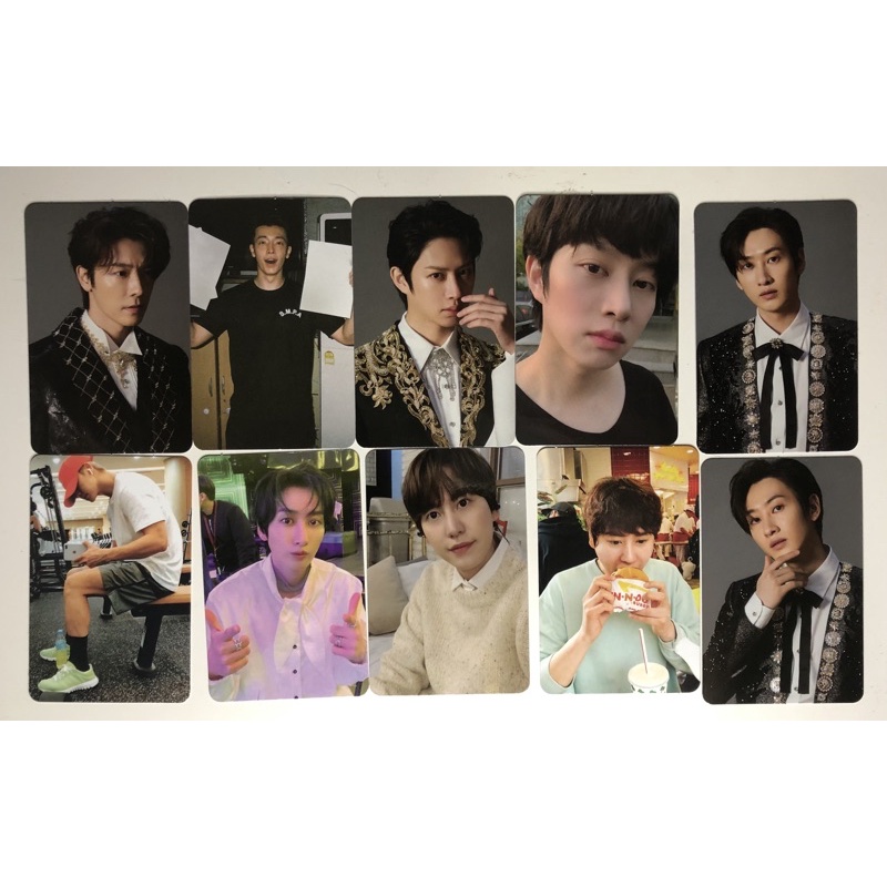 PHOTOCARD SUPER JUNIOR DONGHAE EUNHYUK HEECHUL