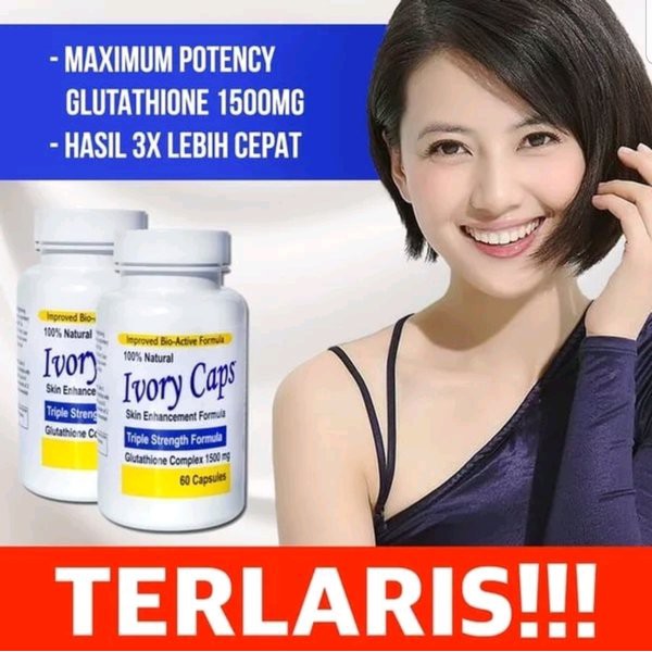 Promo  ivory caps original herbal pemutih kulit ivory caps pemutih badan ivory caps pemutih wajah