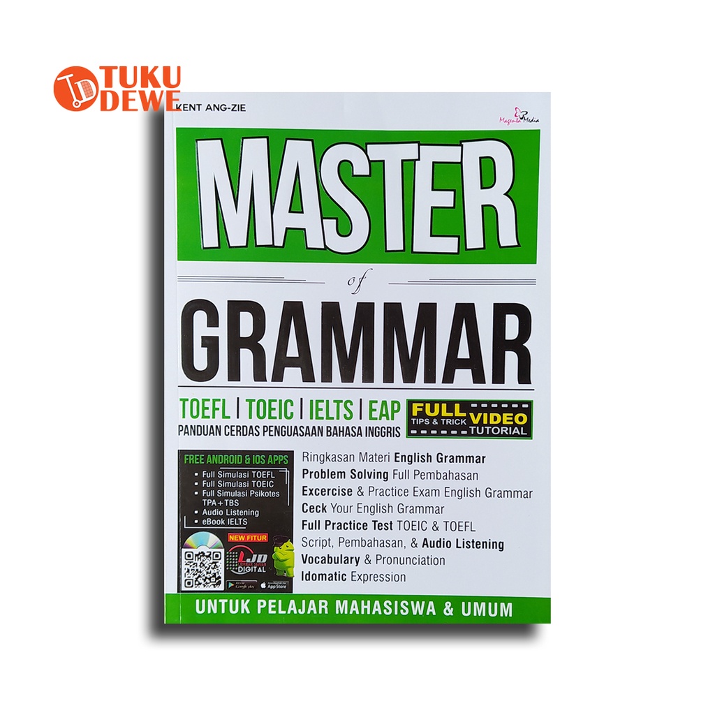 Jual BUKU TES TOEFL TOEIC MASTER OF GRAMMAR Indonesia|Shopee Indonesia