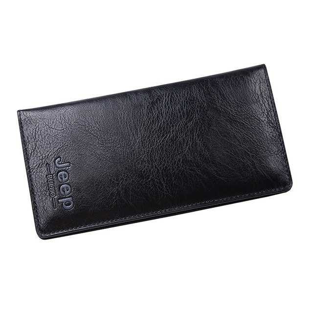 Terlariss !! Rhodey JEEP BULUO Dompet Panjang Pria Bahan Kulit - 80683