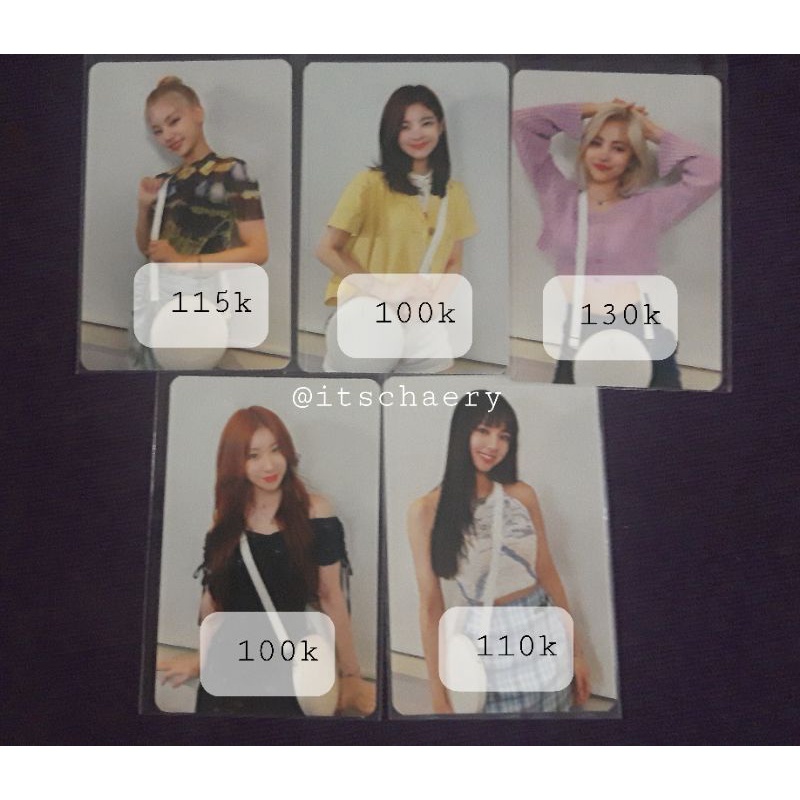 ITZY PHOTOCARD PC LIGHTRING CASE RYUJIN YEJI LIA CHAERYEONG YUNA