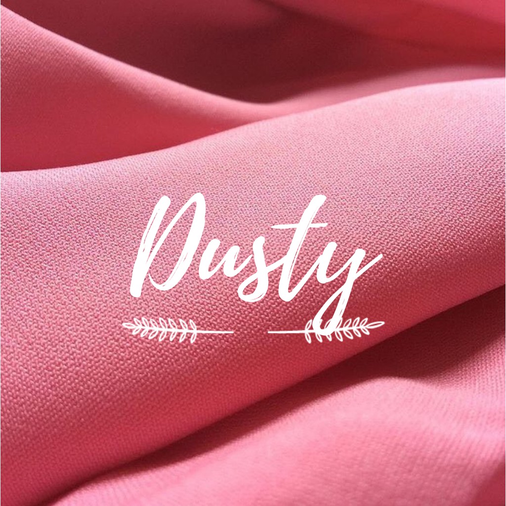 JILBAB INSTAN SYAZA KIMIKEY SIMPEL PED POLOS-Dusty