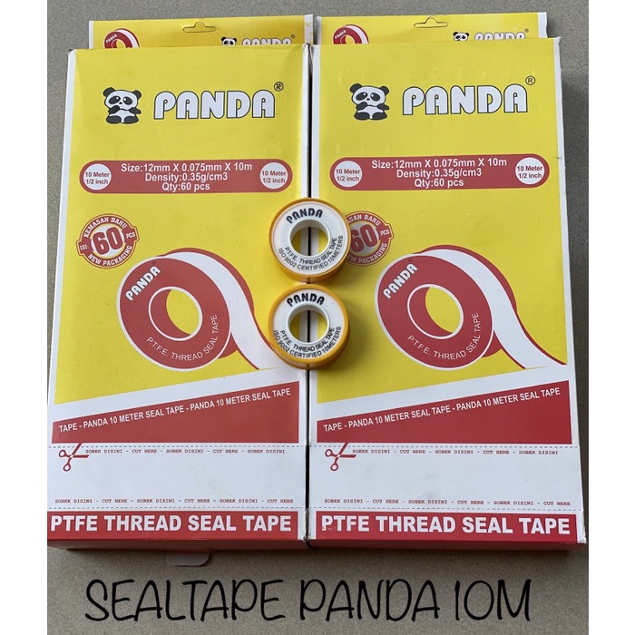 SEALTAPE KERAN PANDA 10M PER PC/PERBOX(ISI 60)