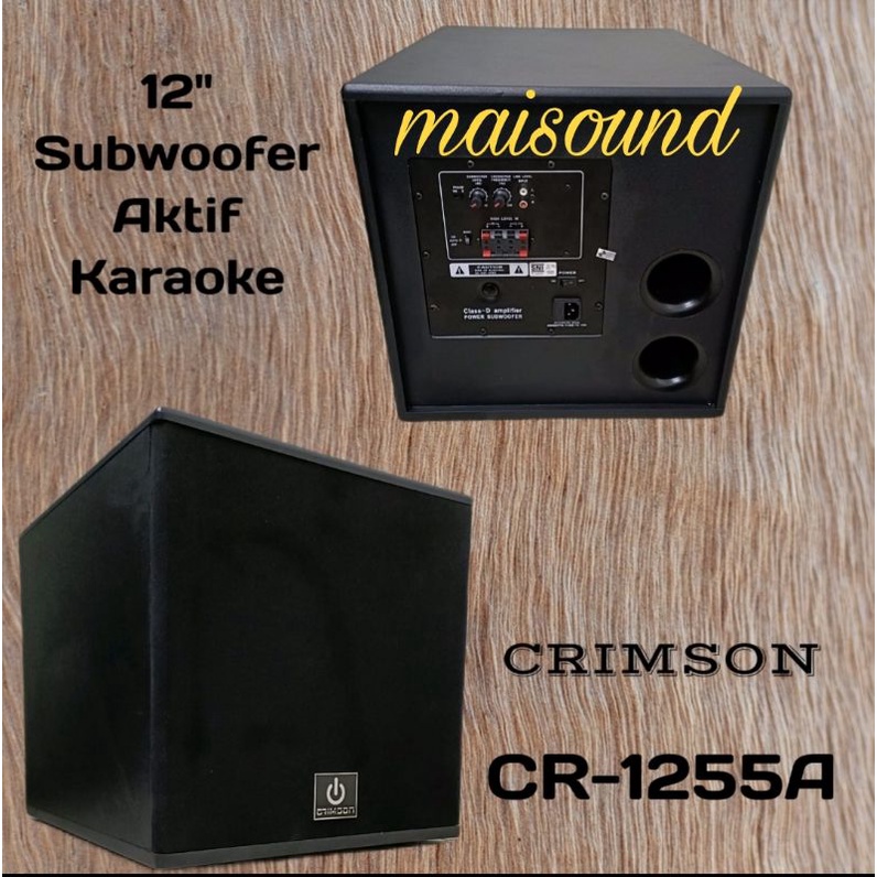 SUBWOOFER AKTIF CRIMSON CR 1255A SUB CRIMSON CR 1255 A CRIMSON CR1255A