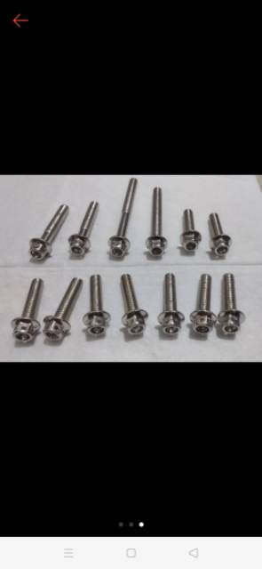 Baut Probolt CVT Mio Mio soul Fino Baut Probolt CVT Flower Mio