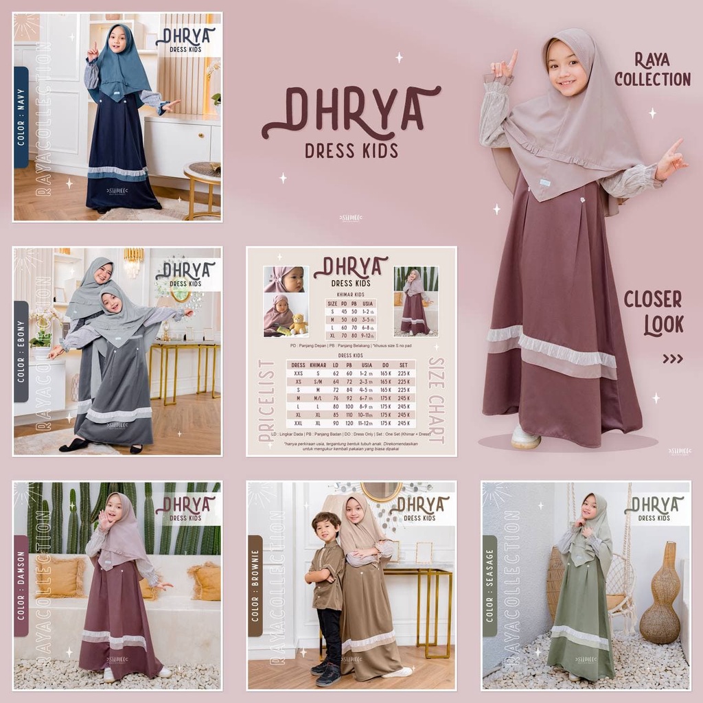 SARIMBIT// DHRYA KIDS COUPLE BY SILMEE INDONESIA