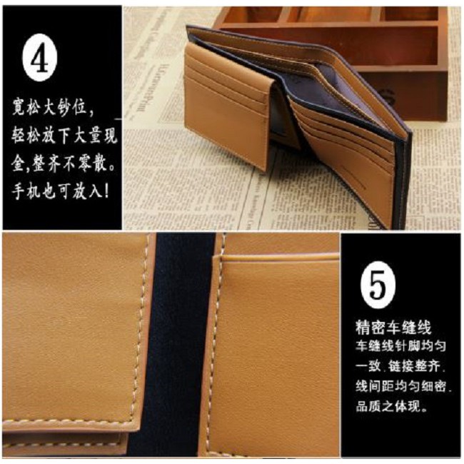 Dompet Pria Bogesi Leather Fashion Import Korean Style Premium Quality Dompet Kartu