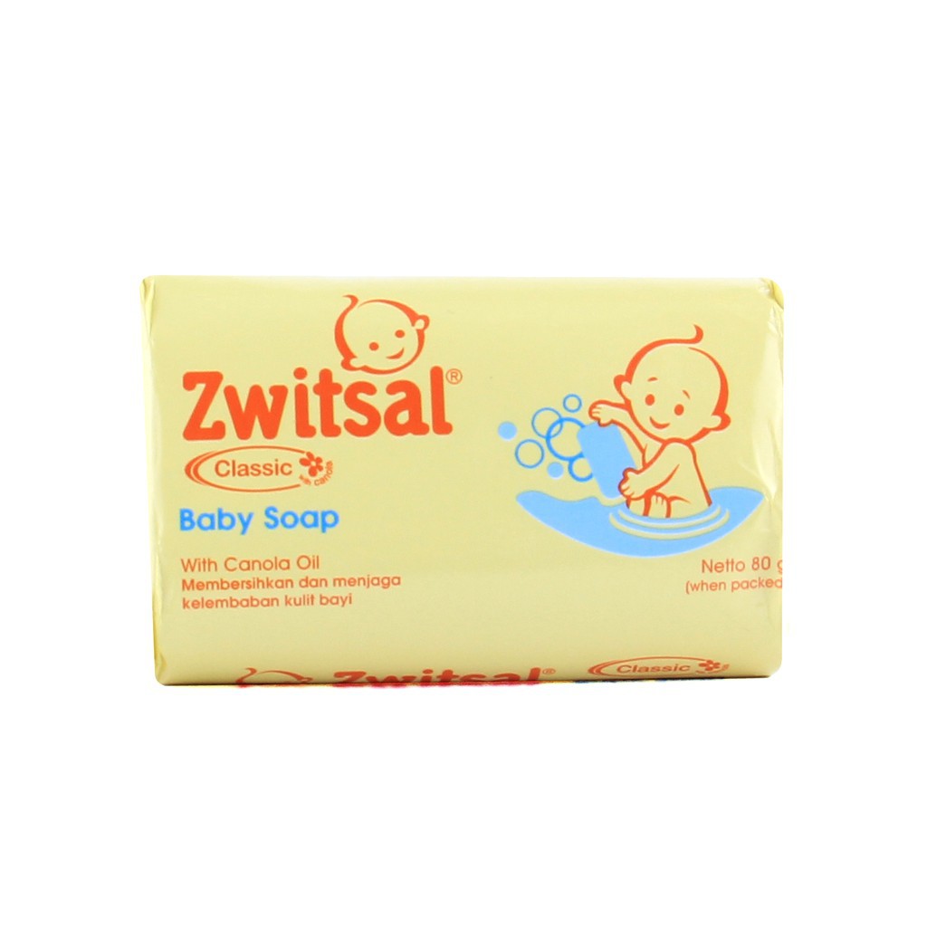 Zwitsal Baby Bar Soap Classic 80 G