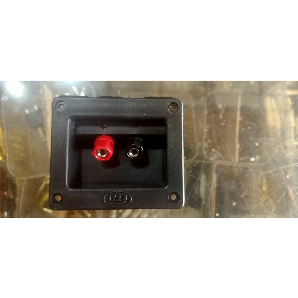 Terminal Speaker Kotak Plastik  binding post Putar