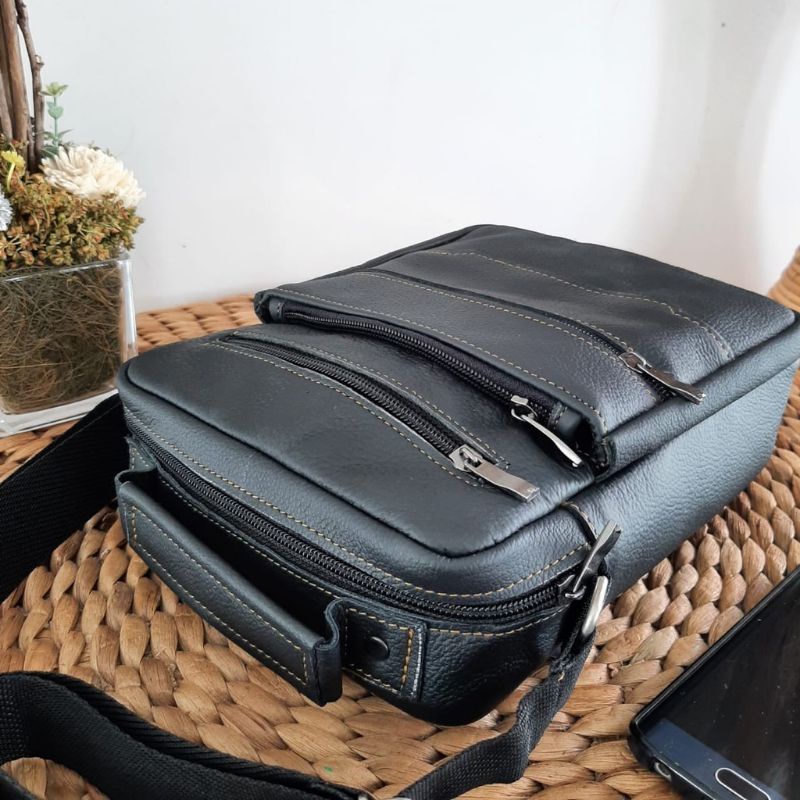 Tas Selempang Kulit Asli Tas Slempang Pria Elegant