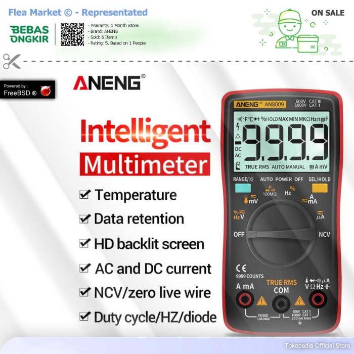 ANENG Digital Multimeter Voltage Tester - AN8009