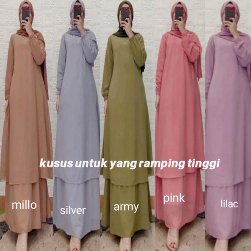 Gamis Malaysia / Babydoll Ld 90 / Baju Kurung Malaysia / Dress Melayu Malaysia