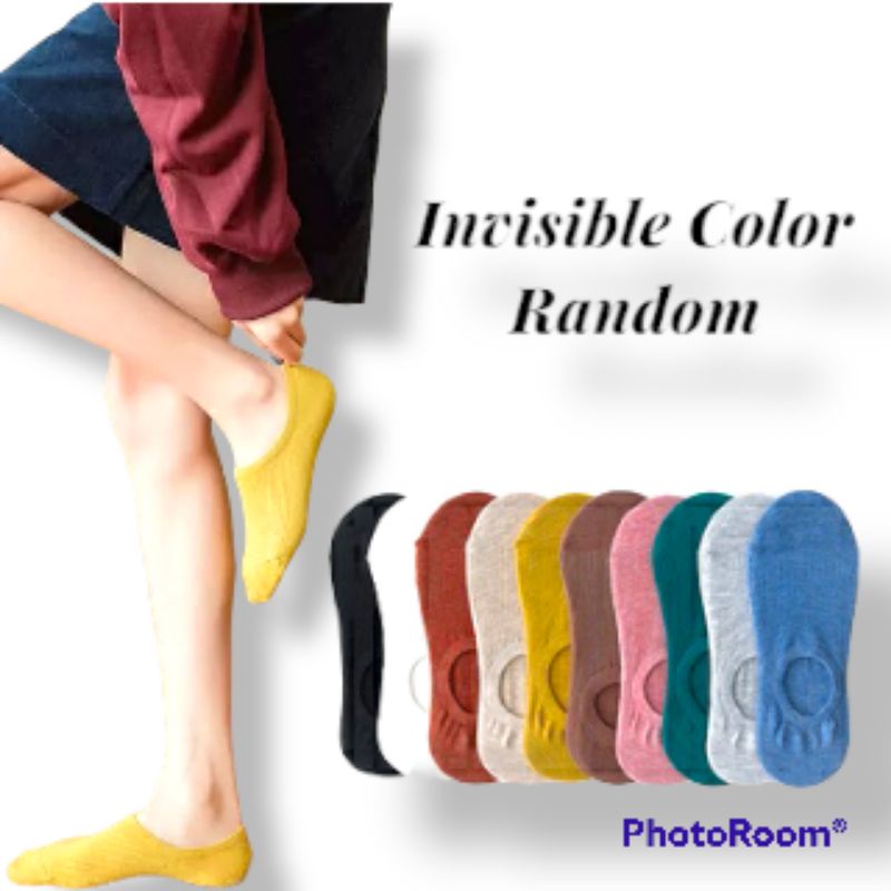 Hidden Socks Kaos Kaki Invisible Tidak Terlihat Kaos Kaki Pendek Casual Import