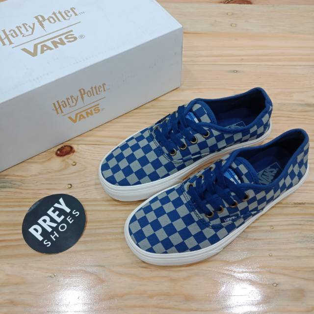 VANS AUTHENTIC X HARRY POTTER CHECKERBOARD RAVENCLAW BLUE