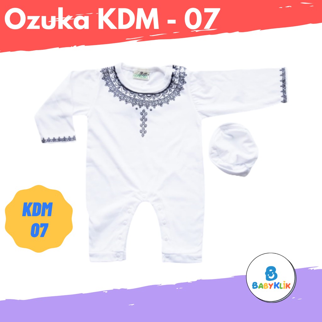 Ozuka Jumper Koko Panjang - Baju Koko Bayi - Baju Muslim Anak - Koko Bayi Merek Ozuka - KDM 07