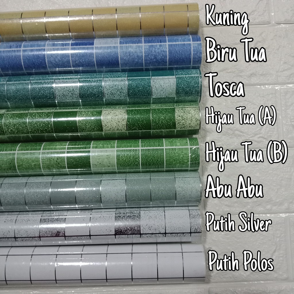 Sticker Dapur Wallpaper 3M &amp; Stiker Kamar Mandi ANTI AIR, ANTI MINYAK albino88