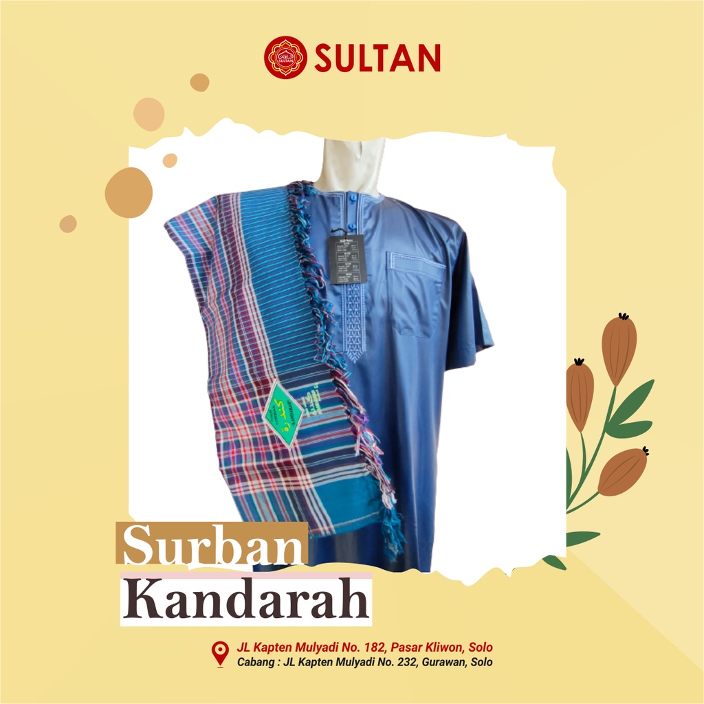Surban Sorban Kandarah Panjang Rida Premium Surban Murah