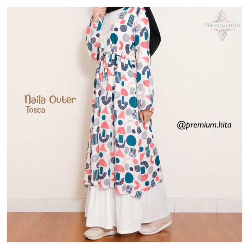 Naila Outer - Outer Motif Wanita Kekinian